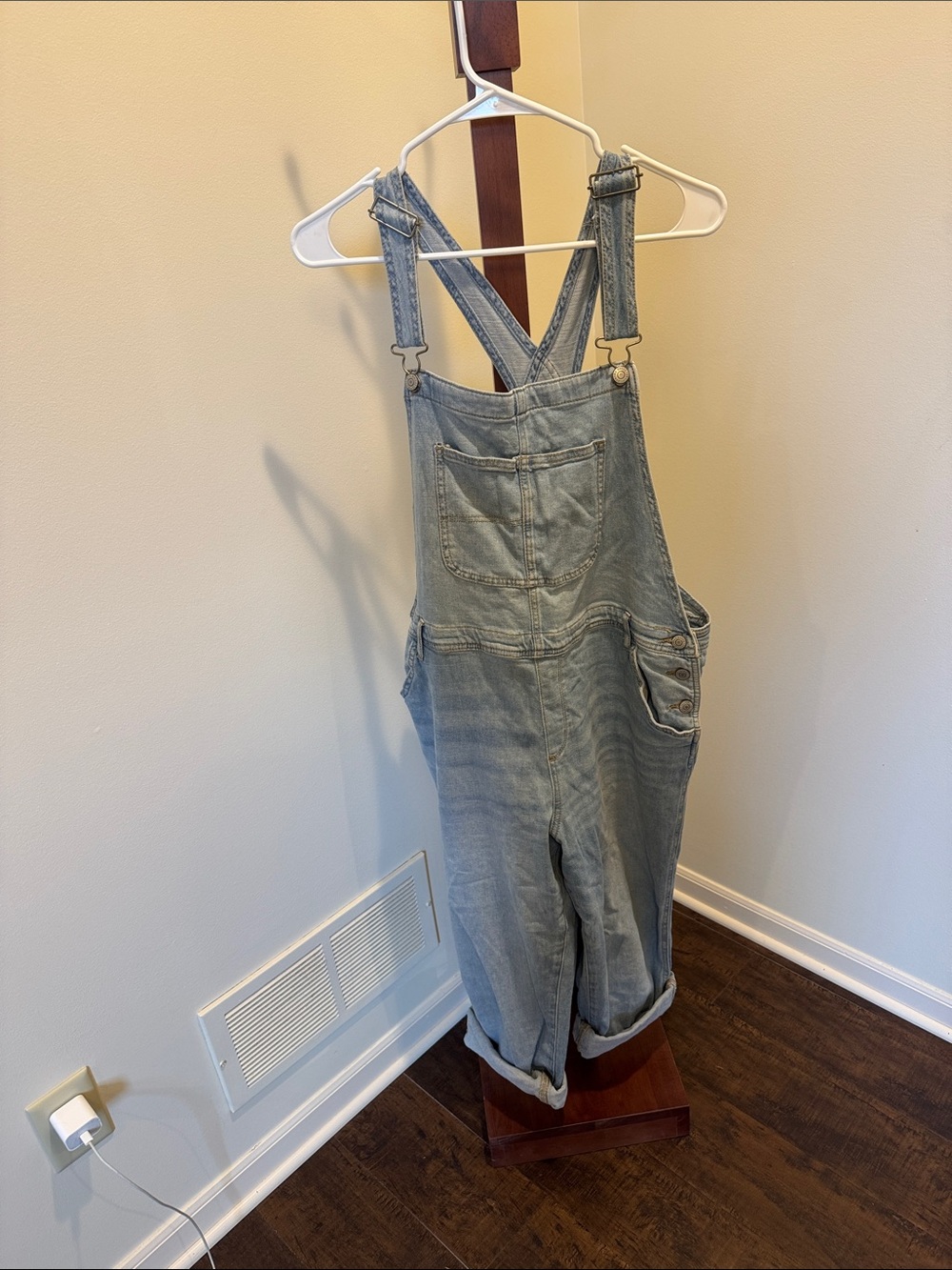 Sonoma Light Wash Denim Overalls XL